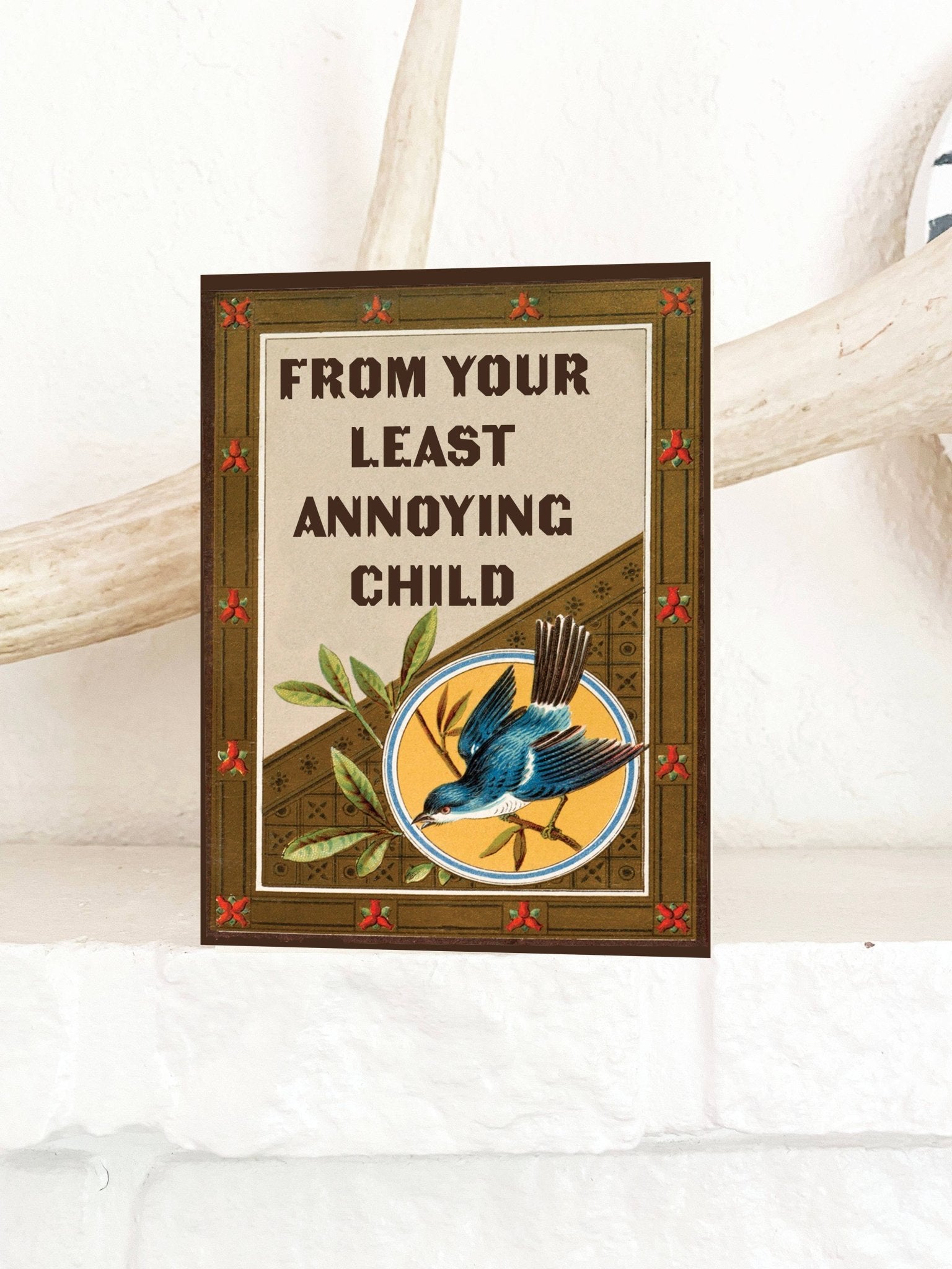 From Your Least Annoying Child Card - Box Turtle