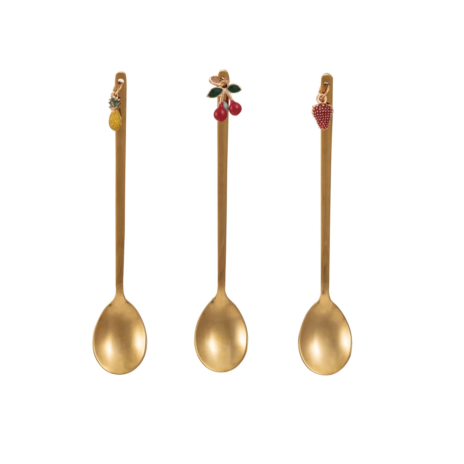 Fruit Charm Spoons - Box Turtle