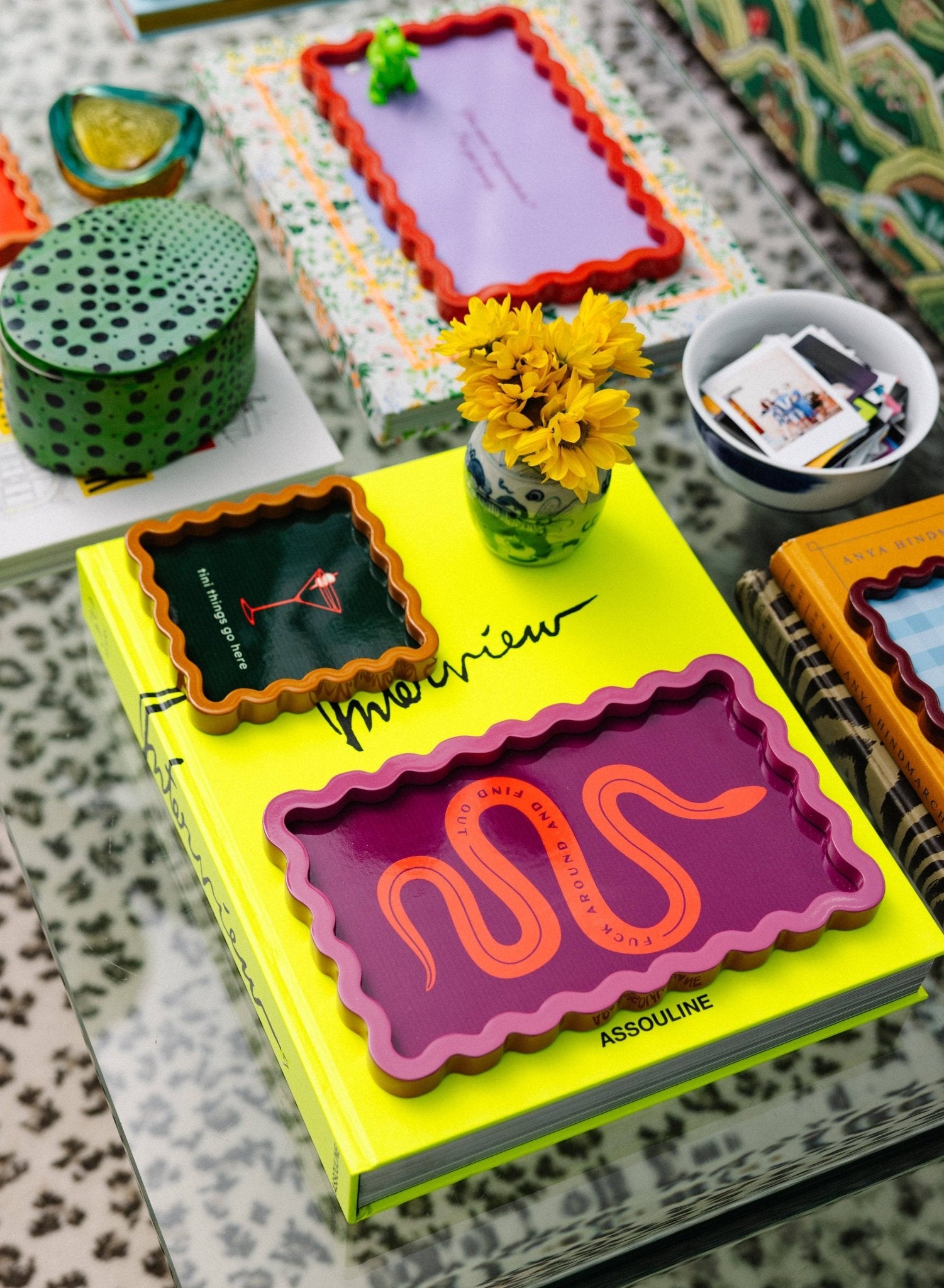 Fuck Around Lacquer Tray - Box Turtle