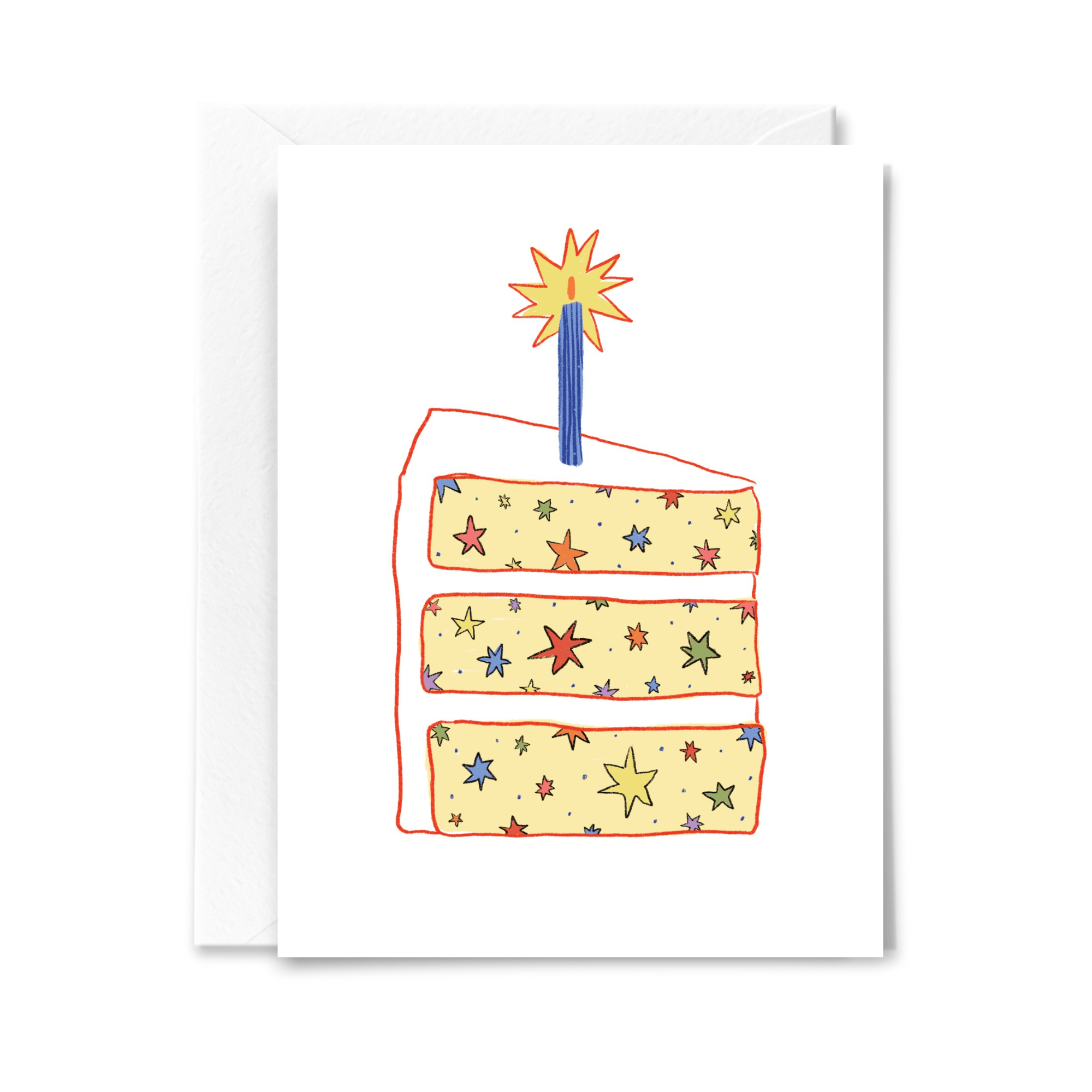 Funfetti Birthday Cake Card - Box Turtle