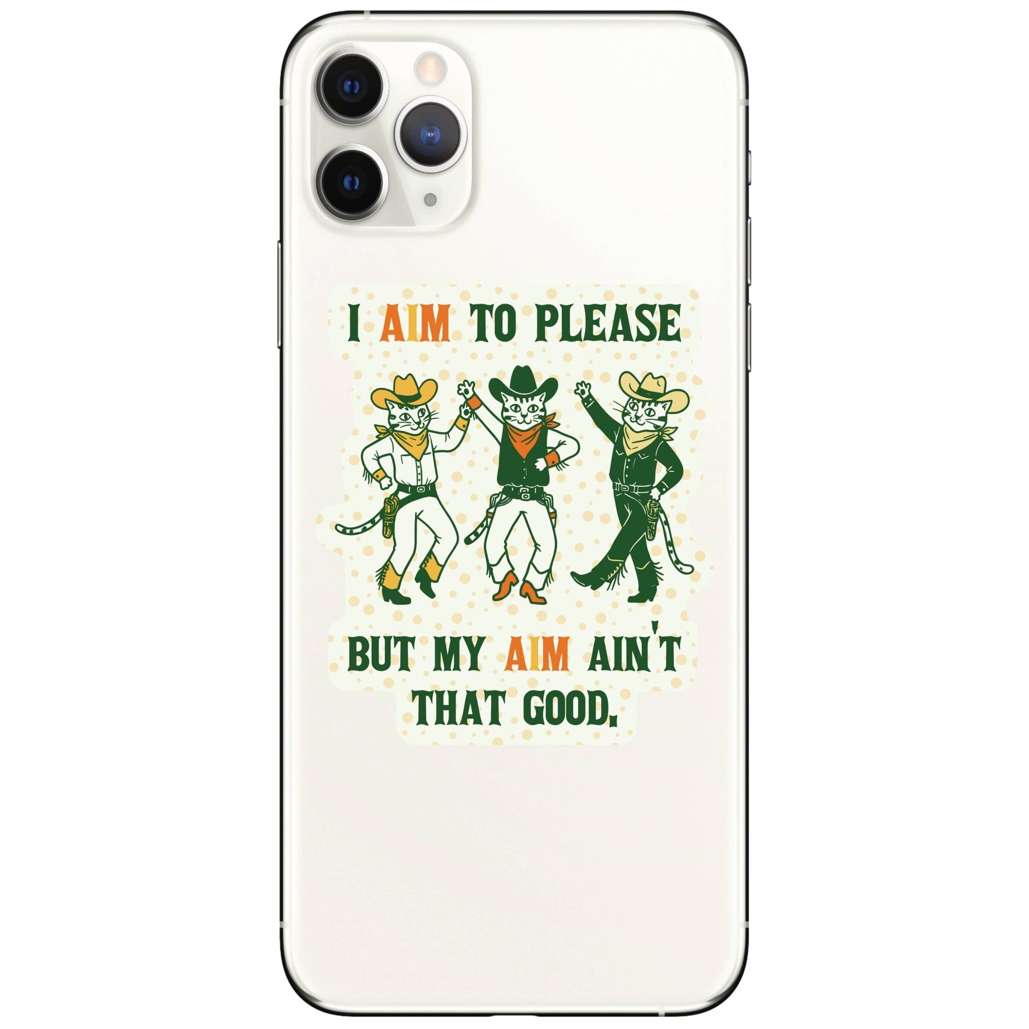 Funny Cute Kitty Cat Sarcastic Vinyl Sticker - Box Turtle