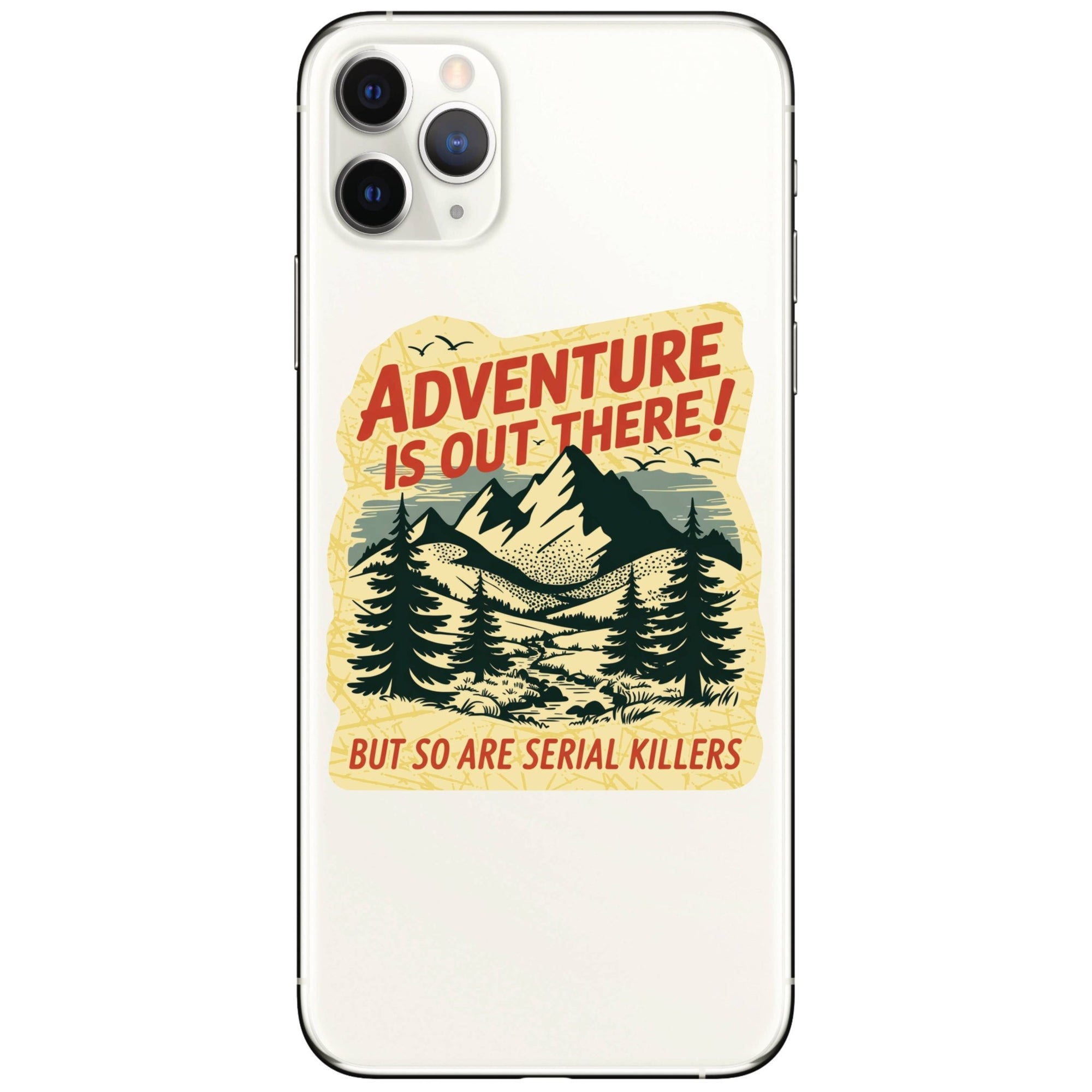 Funny Outdoors Hiking Vinyl Sticker - Box Turtle