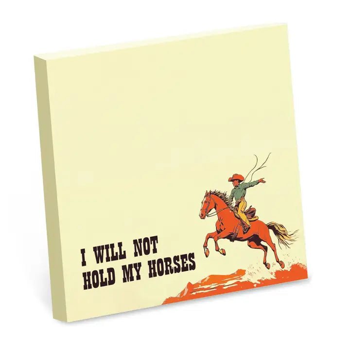 Funny Sticky Note Pads - Box Turtle