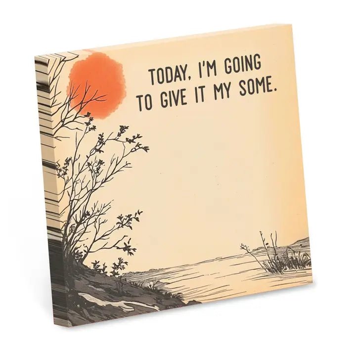 Funny Sticky Note Pads - Box Turtle