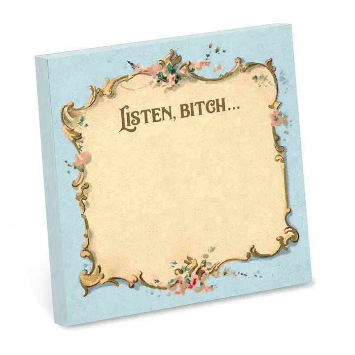 Funny Sticky Note Pads - Box Turtle