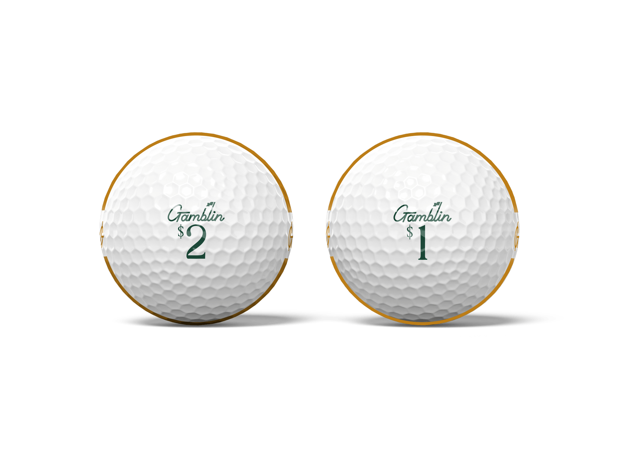 Gamblin' Golf Single Sleeve 3 Balls - Box Turtle