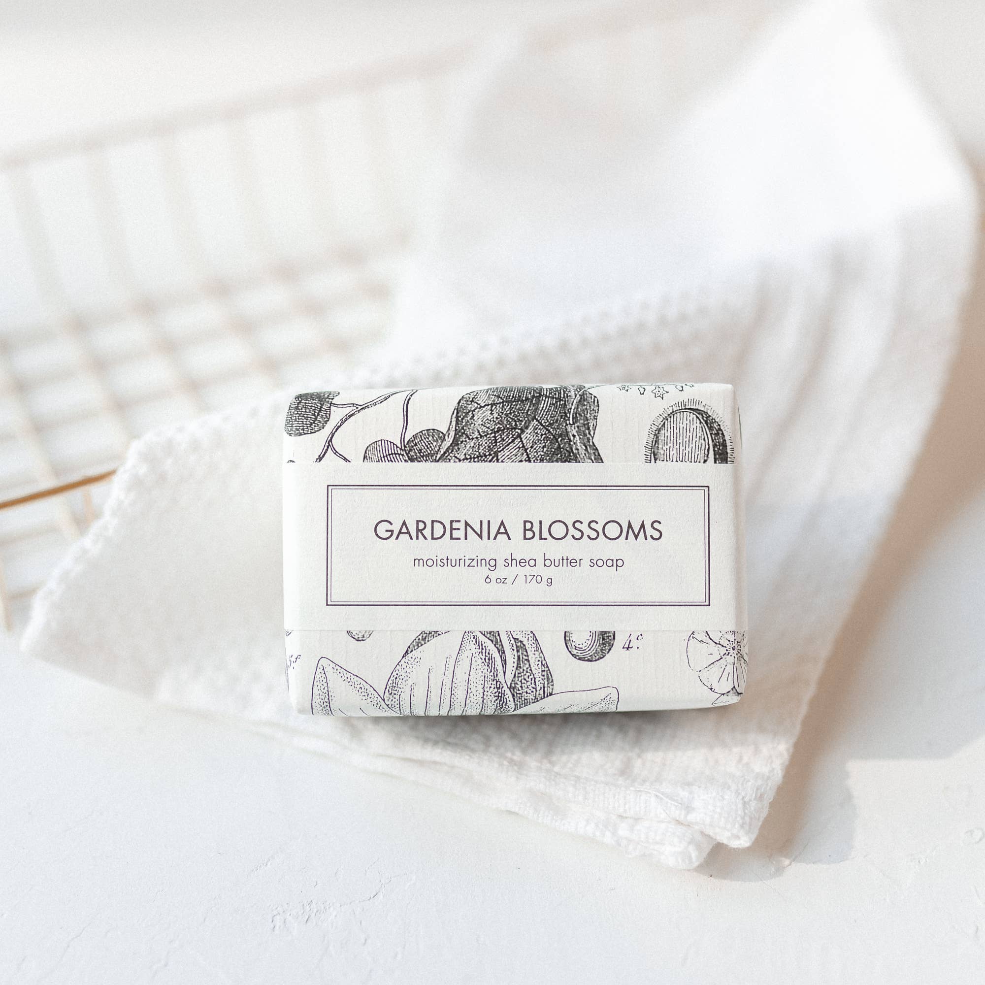 Gardenia Blossoms Soap - Box Turtle