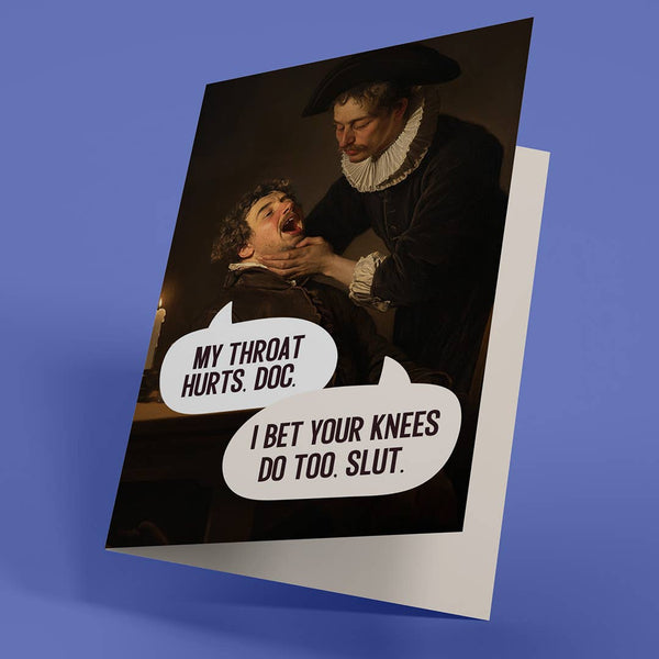 Get Well Soon, Whore Card - Box Turtle