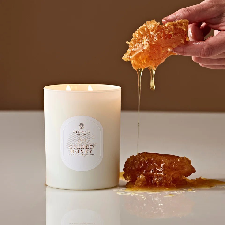 Gilded Honey Two - Wick Candle - Box Turtle