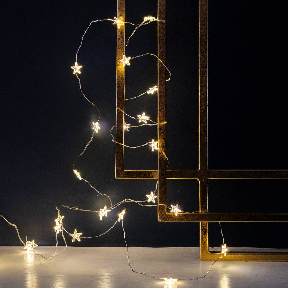 Gilded Star String Lights - Box Turtle