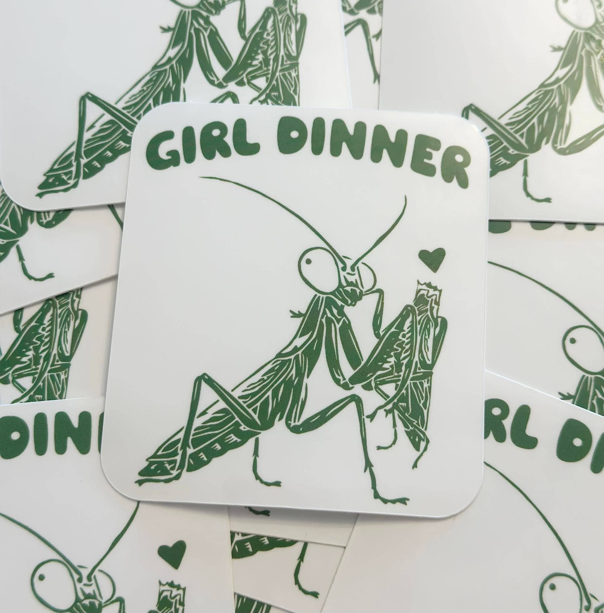 Girl Dinner Sticker - Box Turtle