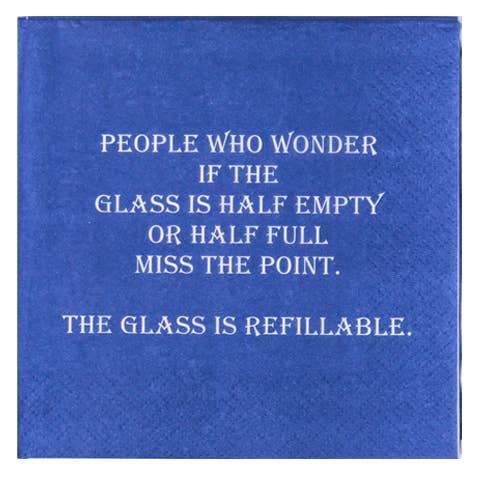 Glass Refillable Napkins - Box Turtle
