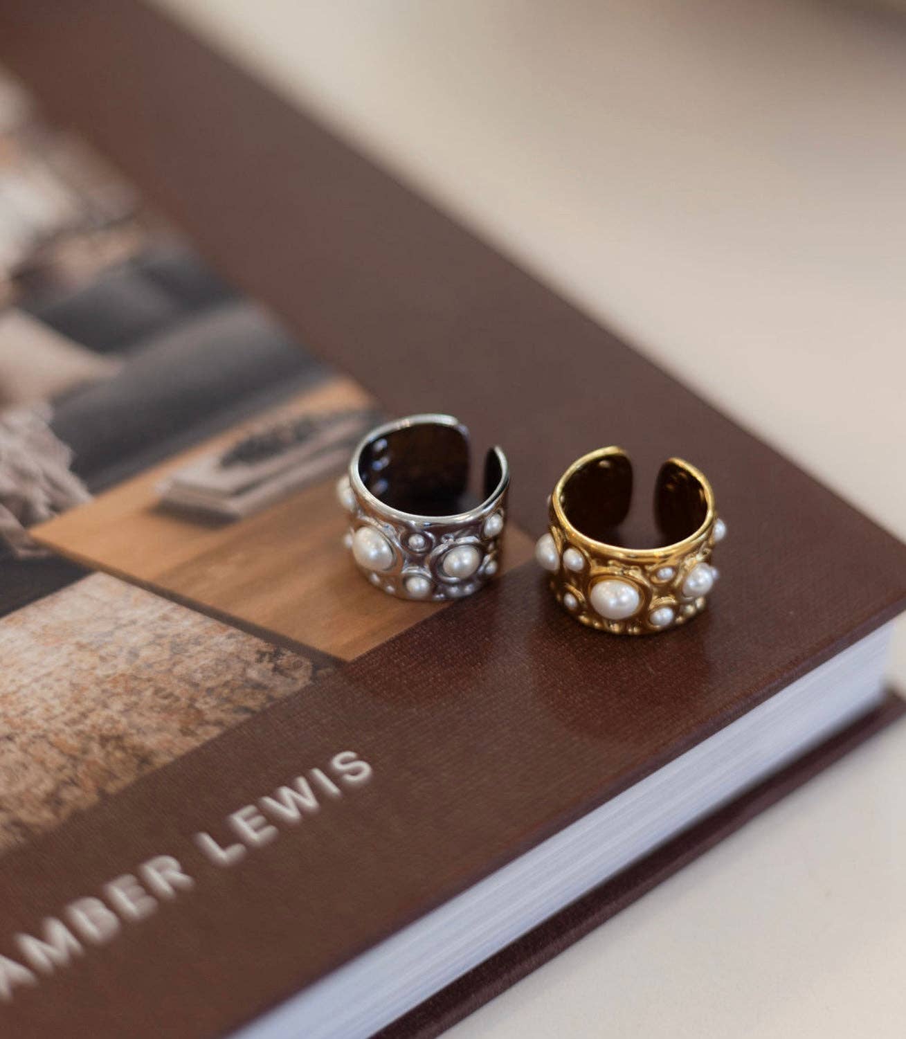 Gold Bella Ring - Box Turtle