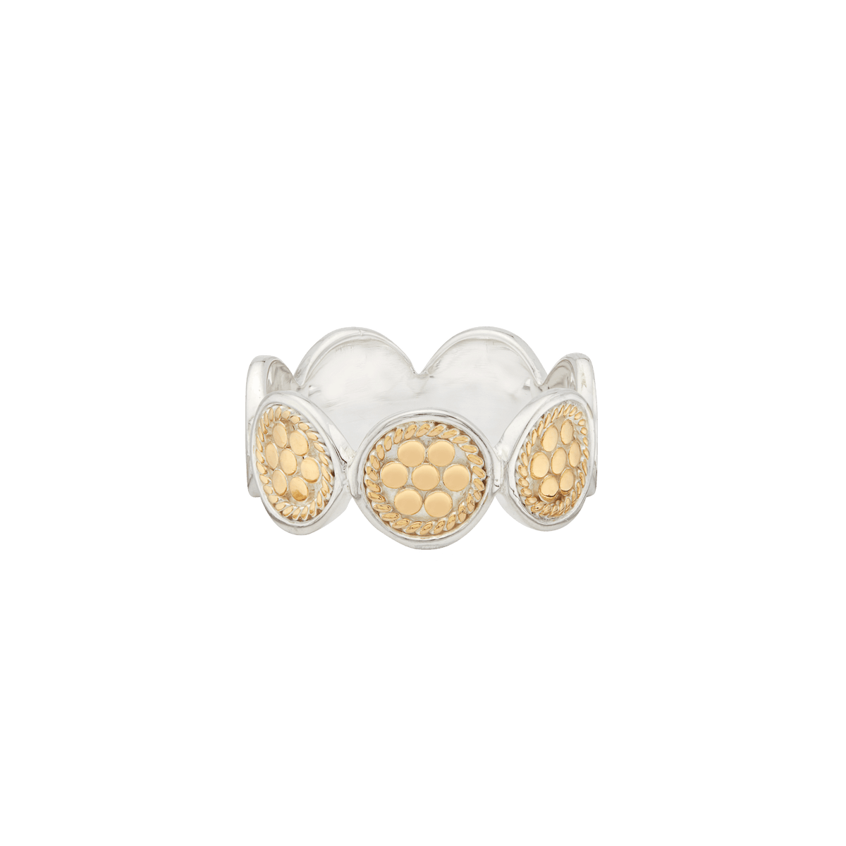 Gold Classic Multi-Disc Ring - Box Turtle