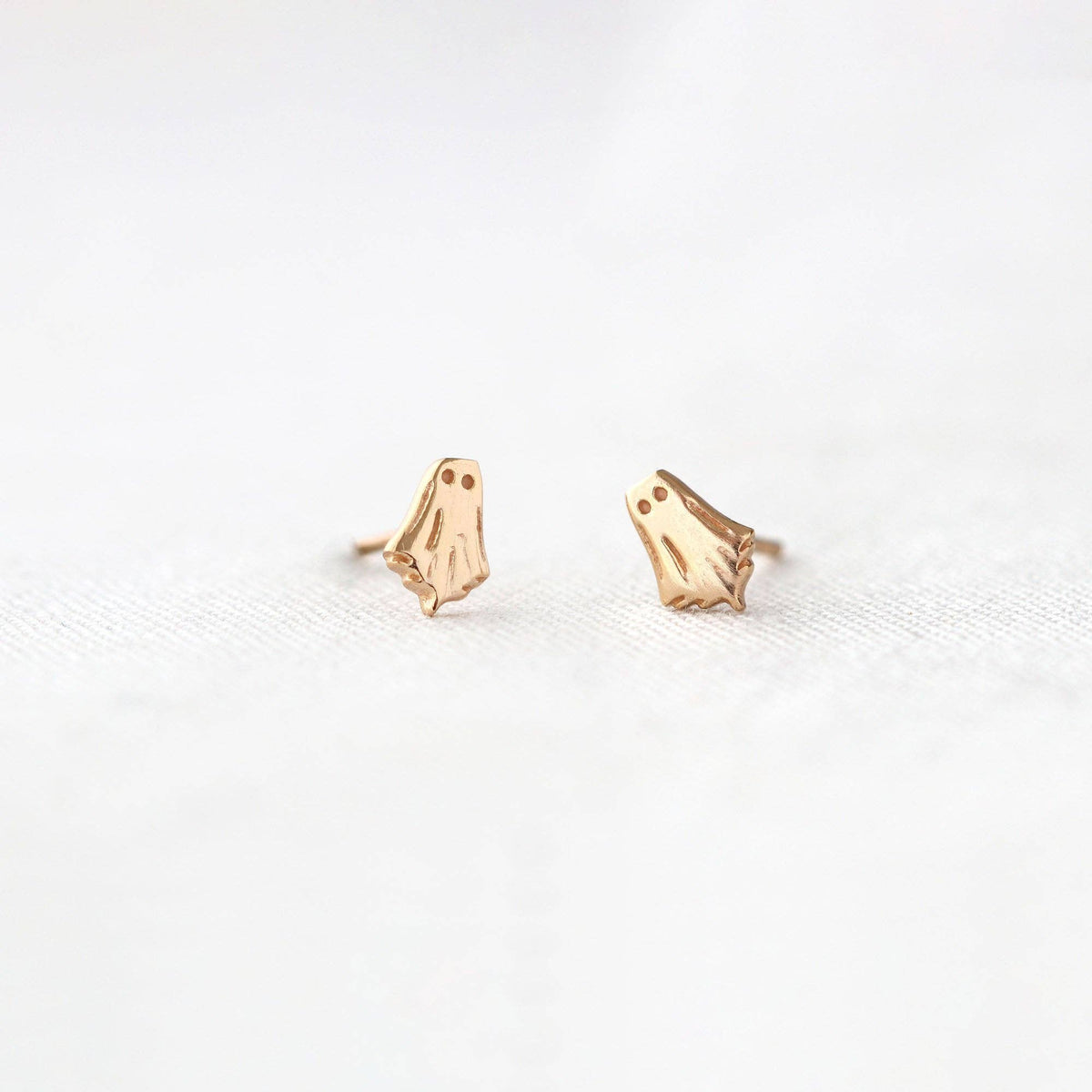 Gold Ghost Studs - Box Turtle