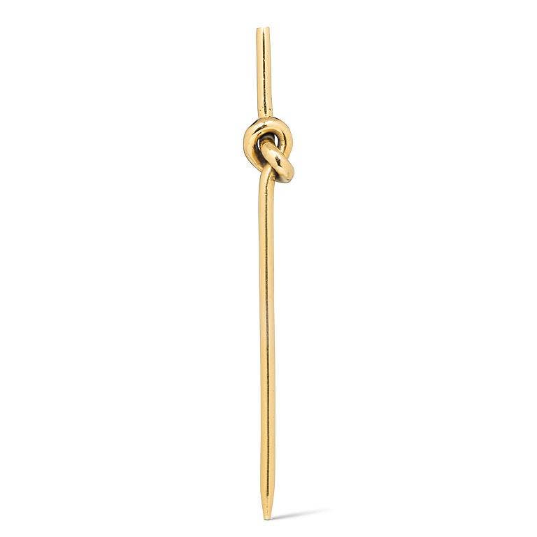 Gold Knot Cocktail Pick - Box Turtle