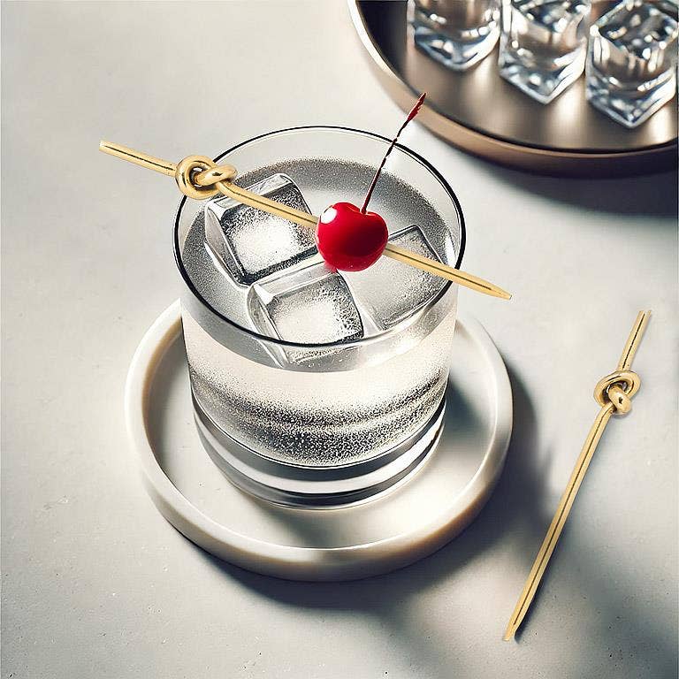 Gold Knot Cocktail Pick - Box Turtle