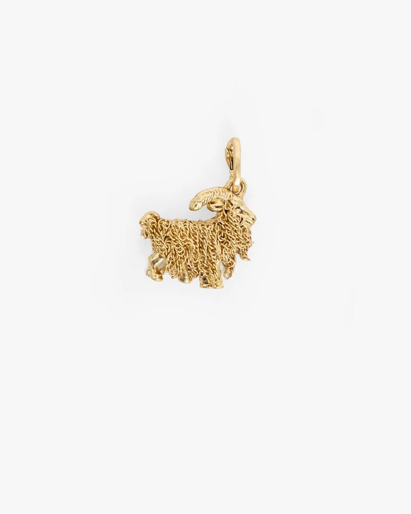 Gold Le Goat Charm - Box Turtle