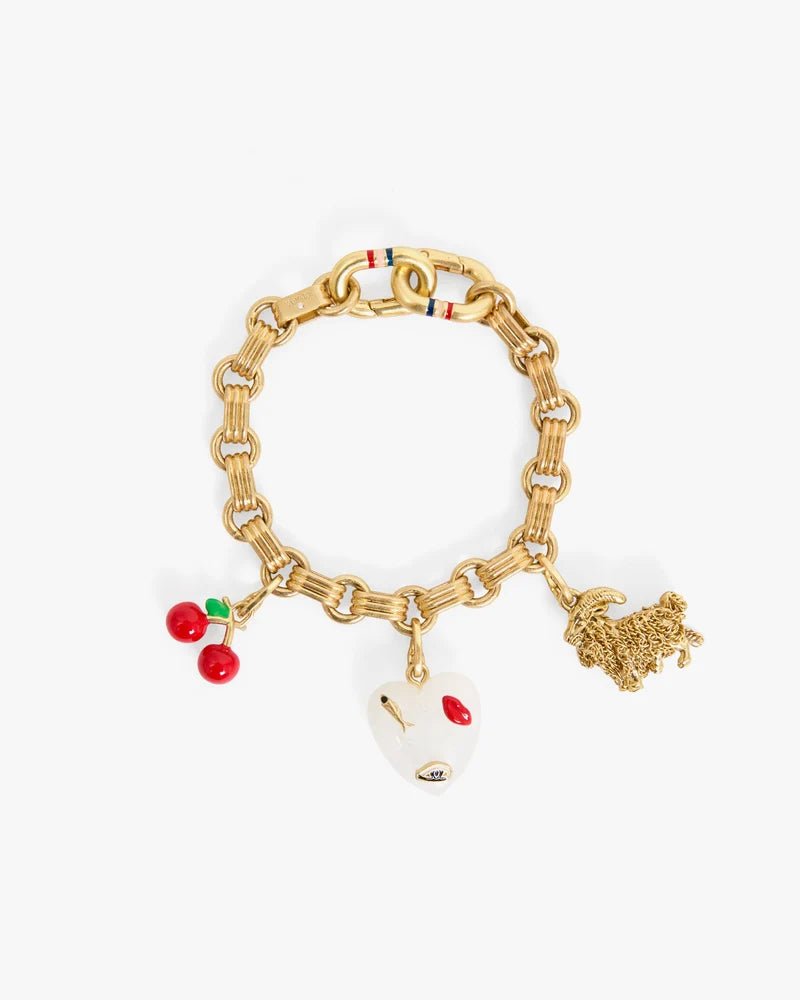 Gold Le Goat Charm - Box Turtle