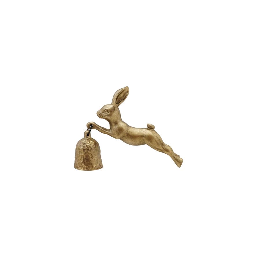 Gold Pewter Rabbit Candle Snuffer - Box Turtle