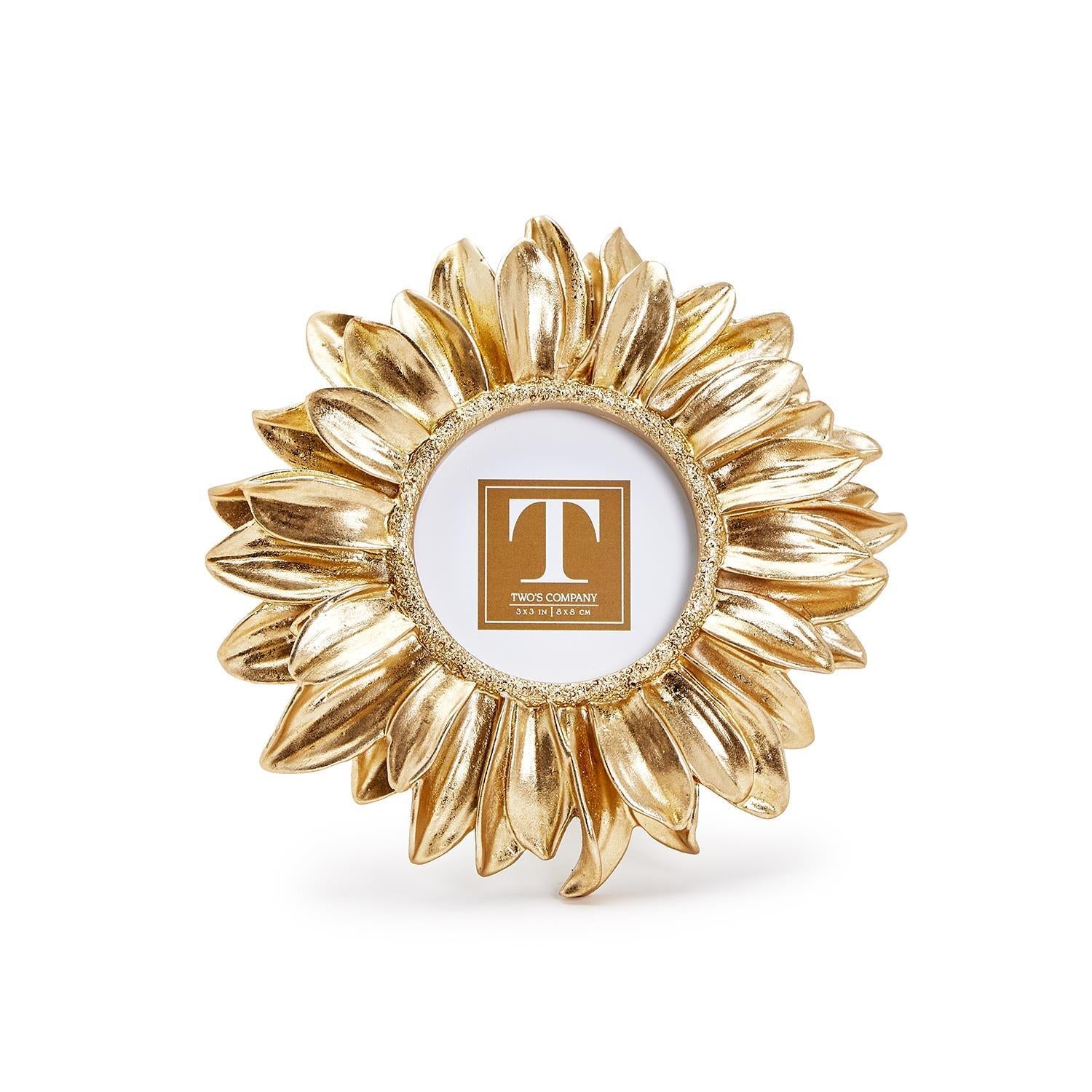 Gold Sunflower Frame - Box Turtle