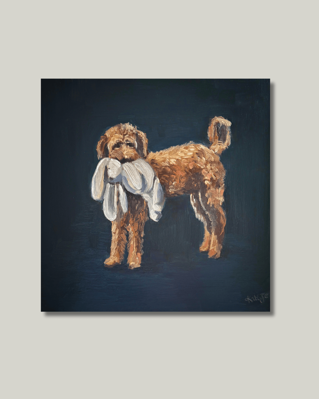 Golden Doodle Print - Box Turtle