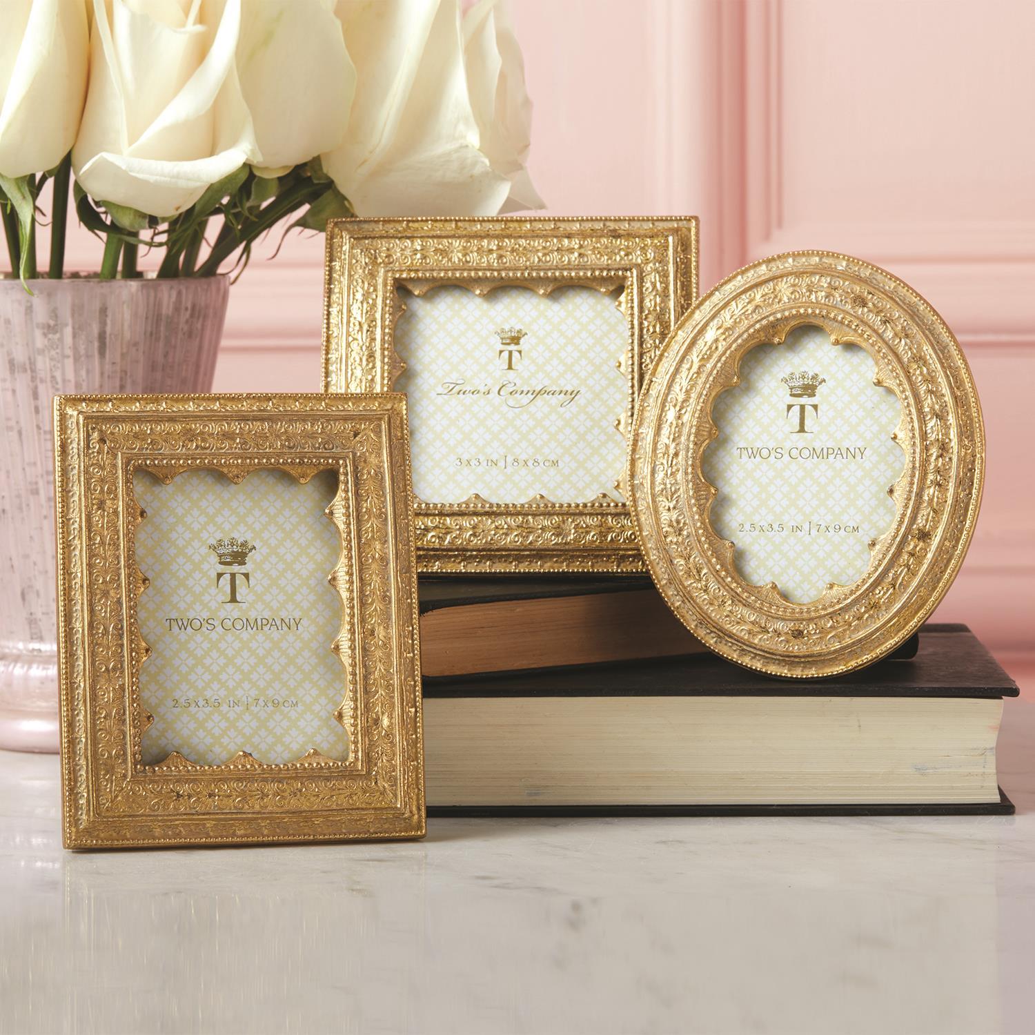 Golden Ornate Frame - Box Turtle