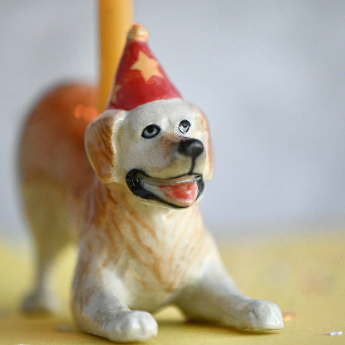 Golden Retriever Cake Topper - Box Turtle