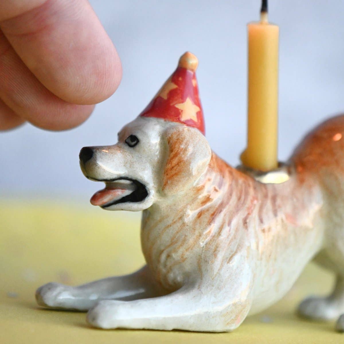 Golden Retriever Cake Topper - Box Turtle