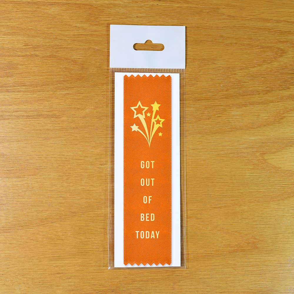 Got Out of Bed Today Award Ribbon - Box Turtle