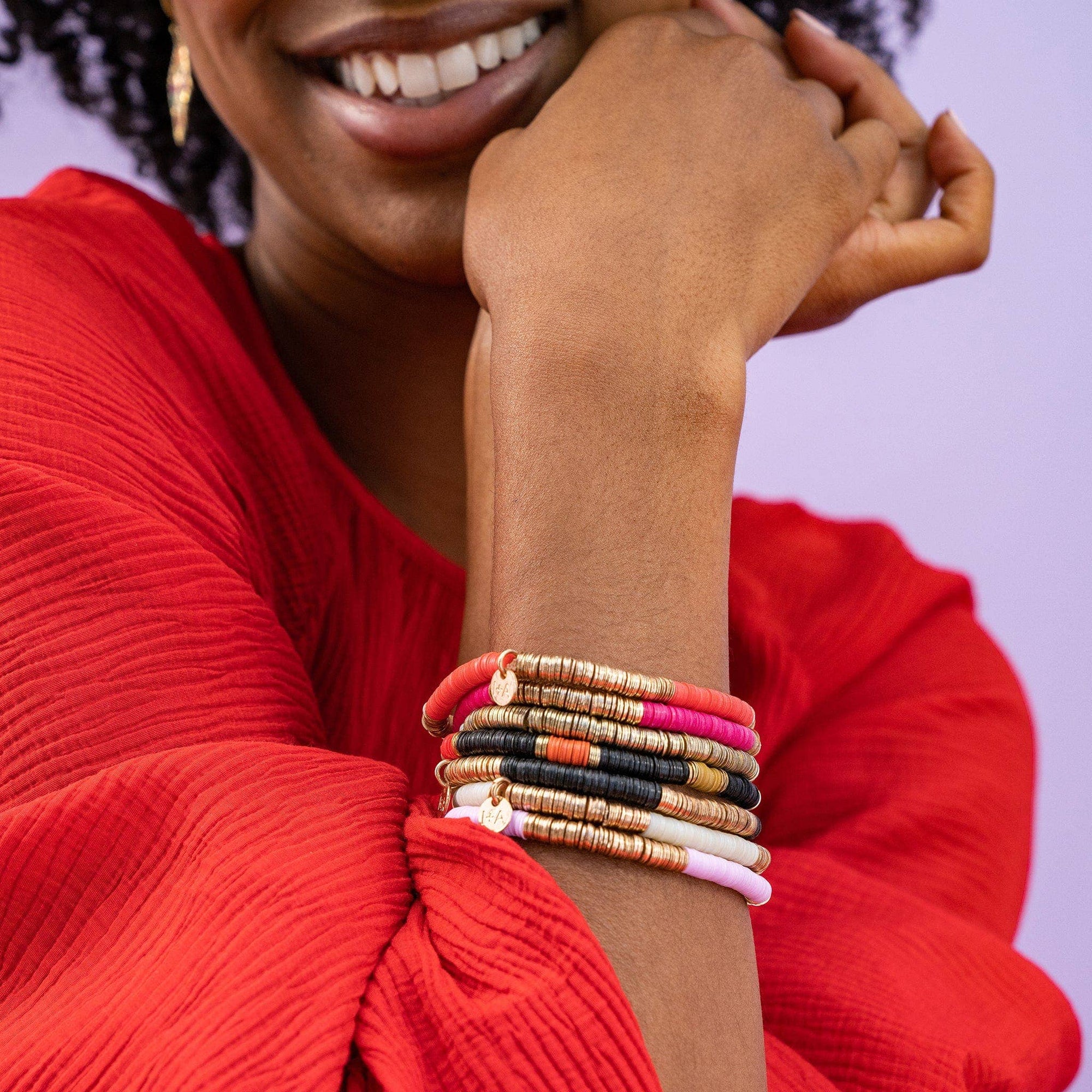 Grace Solid Stretch Bracelet Gold - Box Turtle