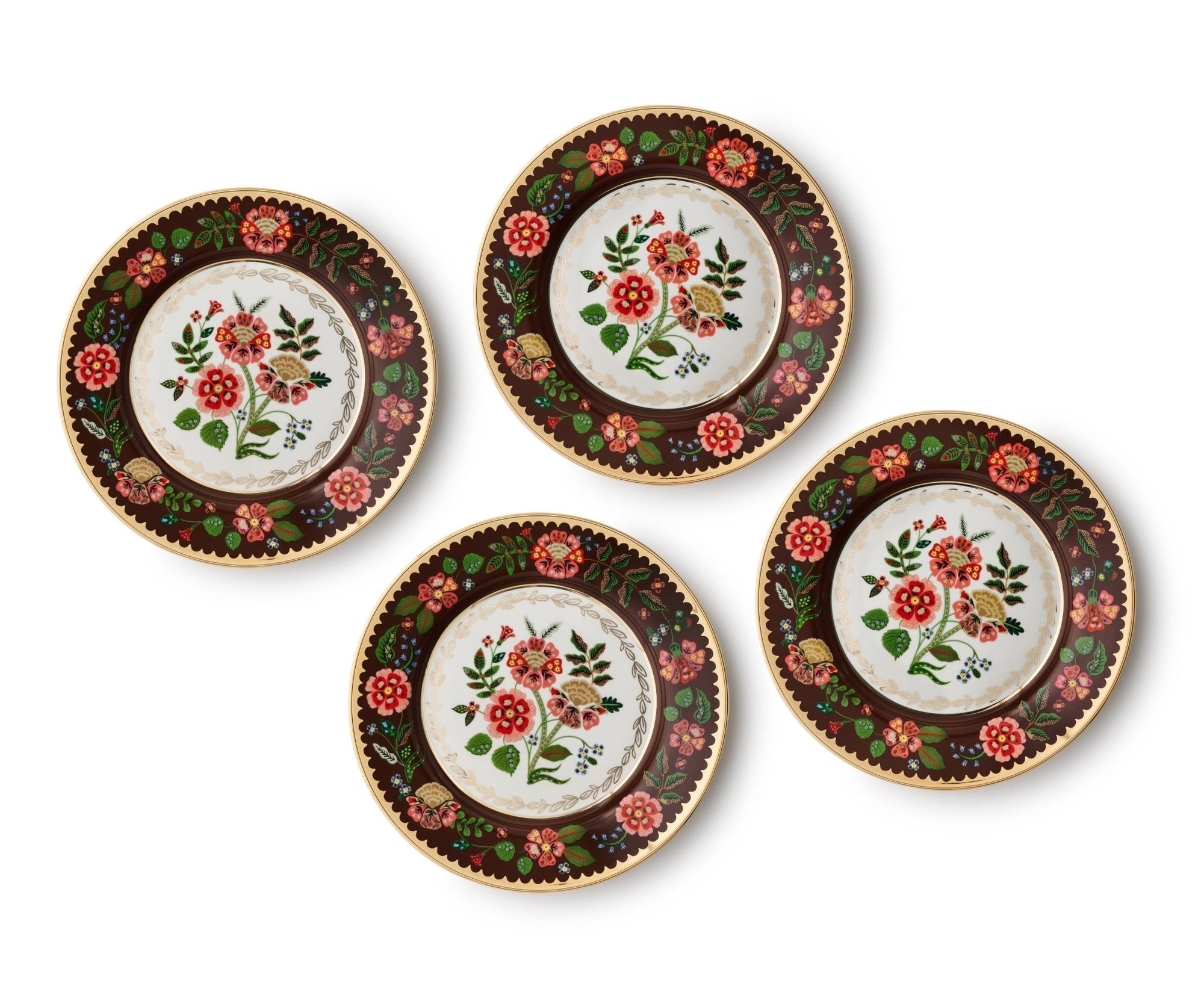 Gracie Porcelain Dessert Plate Boxed Set - Box Turtle