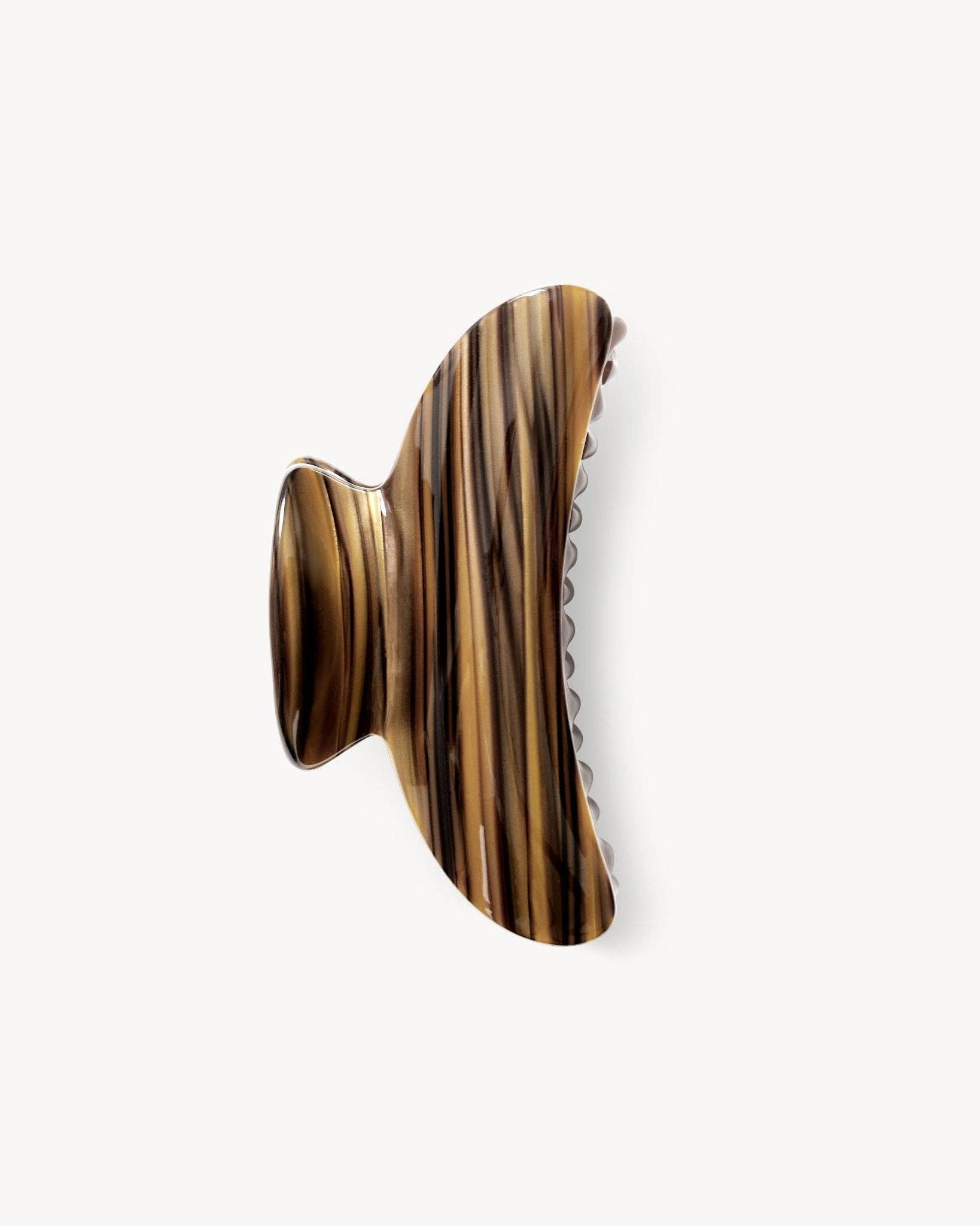 Grande Heirloom Claw in Tiger's Eye - Box Turtle