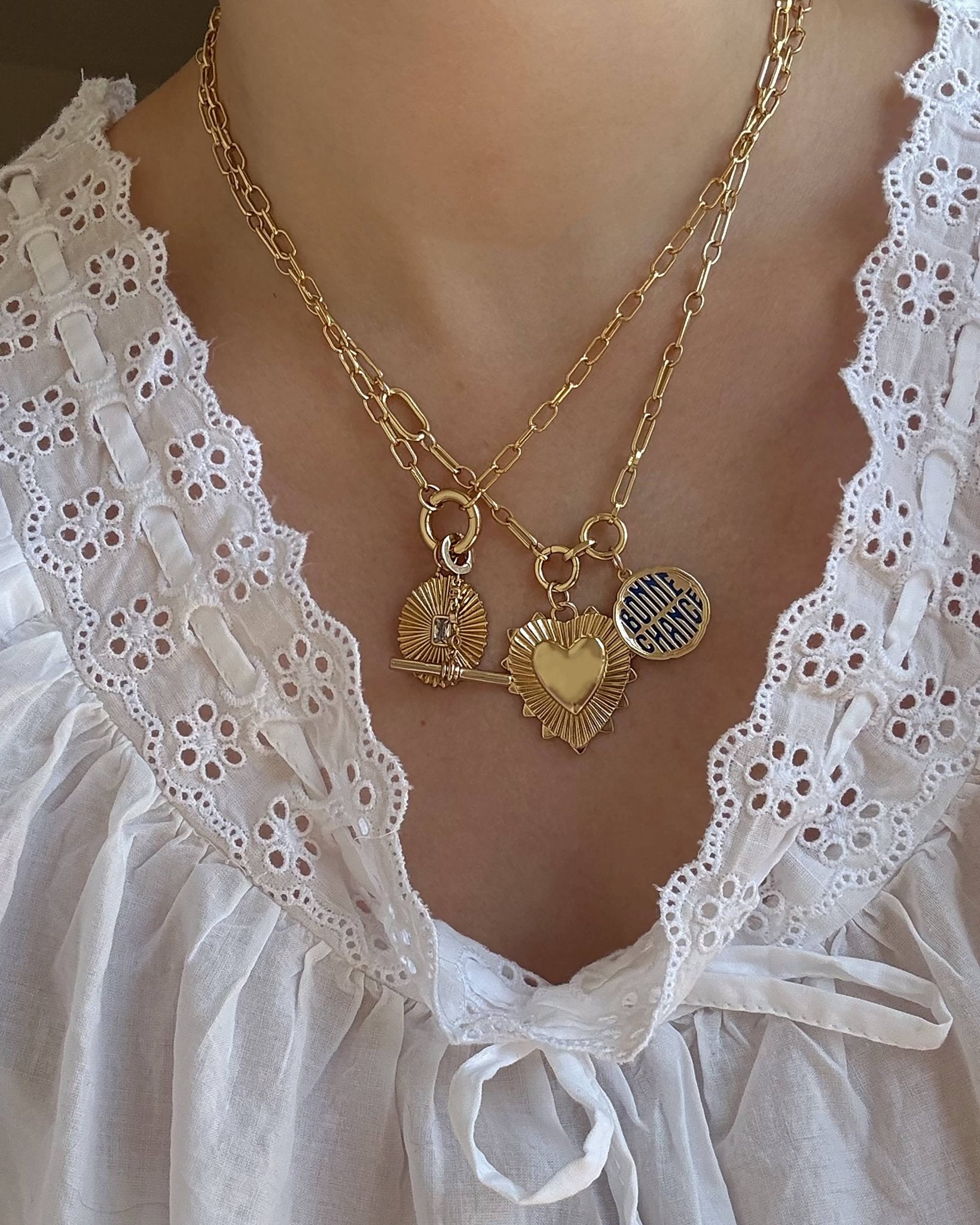 Grande Lynn Engravable Heart Charm - Box Turtle