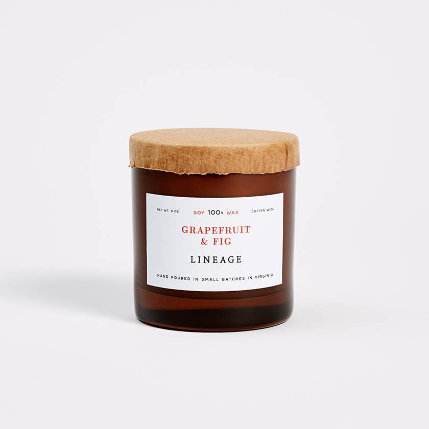 Grapefruit & Fig Candle - Box Turtle