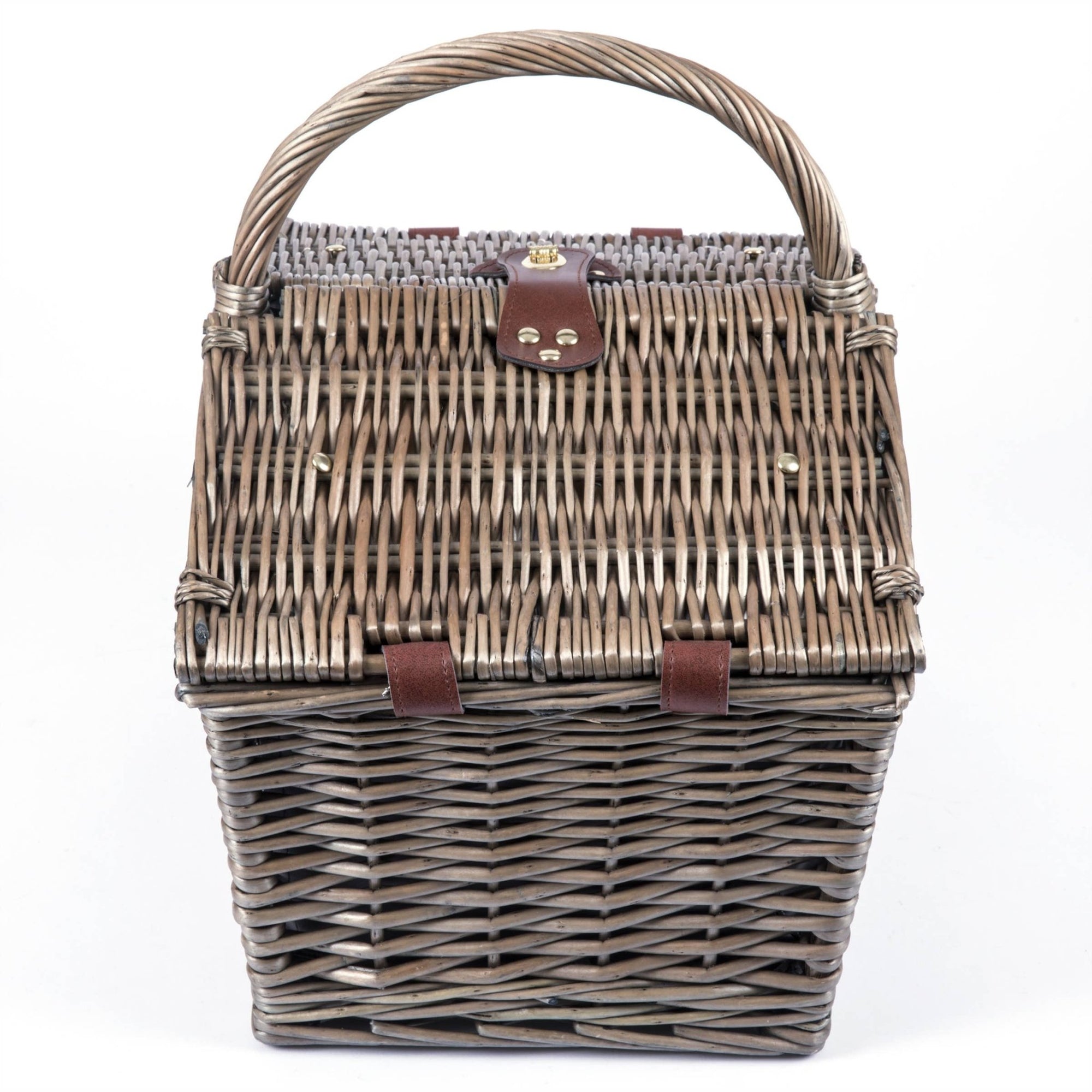 Gray Piccadilly Picnic Basket for 2 - Box Turtle