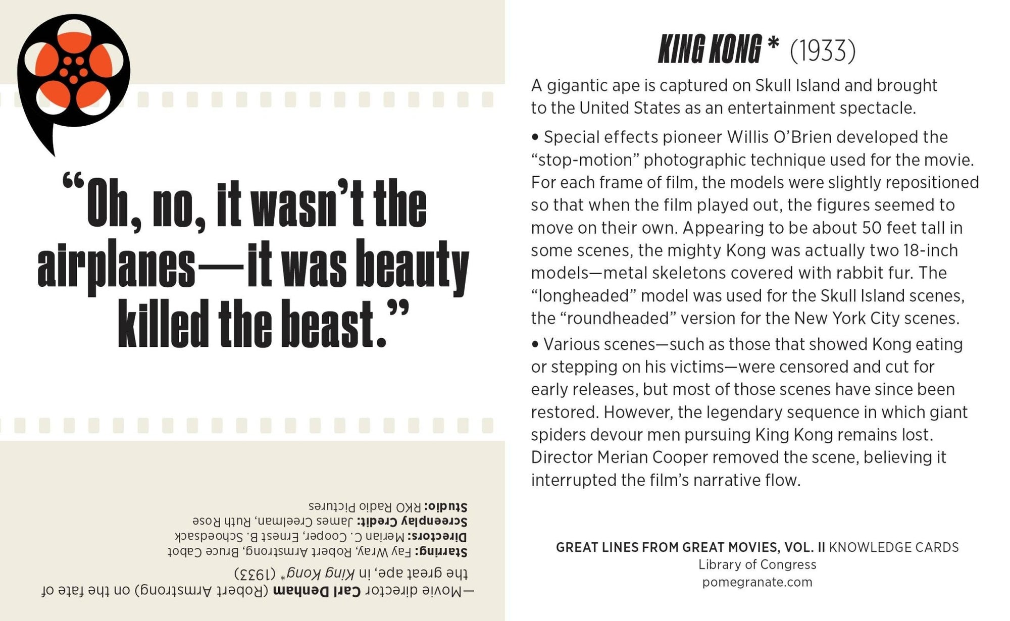 Great Lines from Great Movies Knowledge Cards - Box Turtle