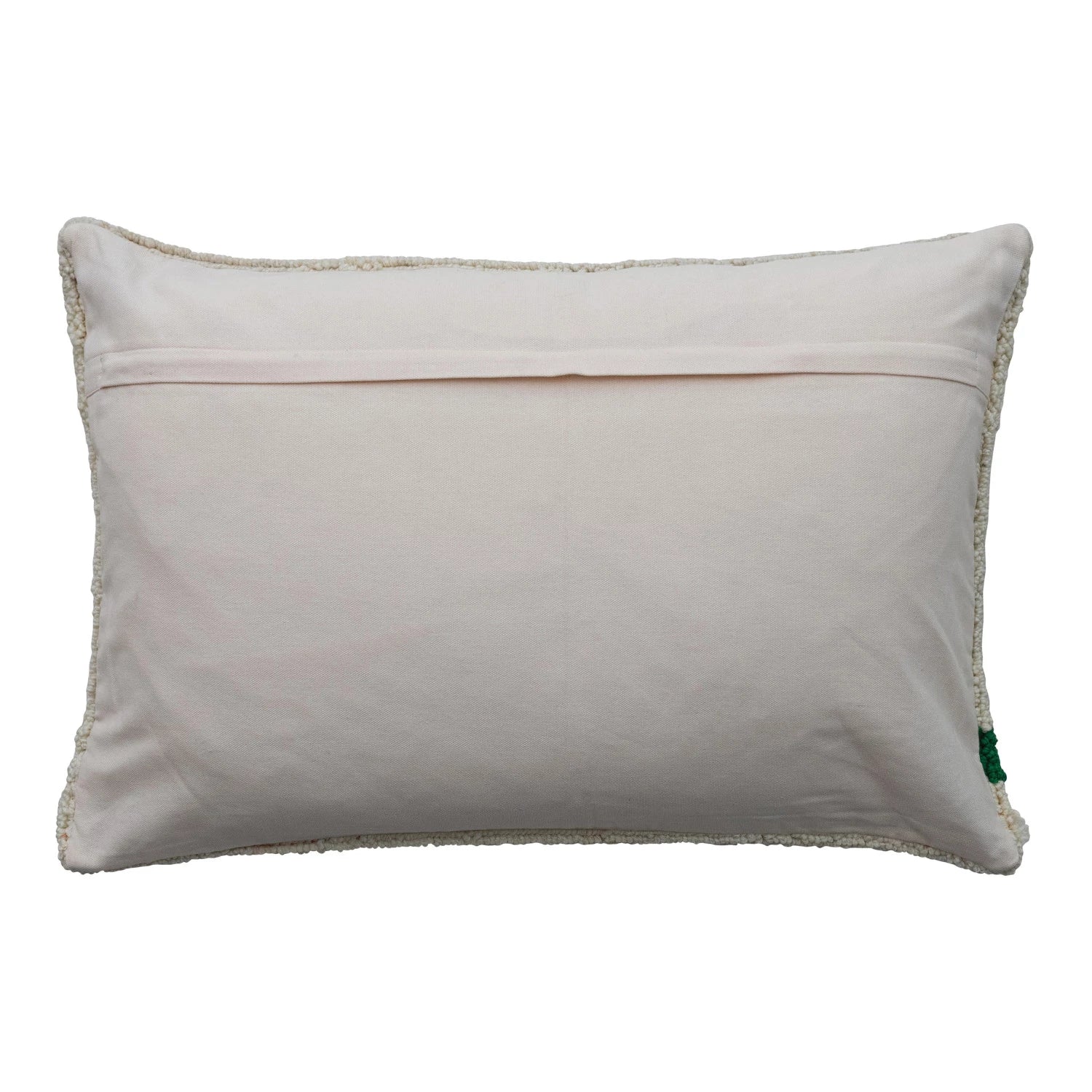 Green & Orange Snake Tufted Lumbar Pillow - Box Turtle