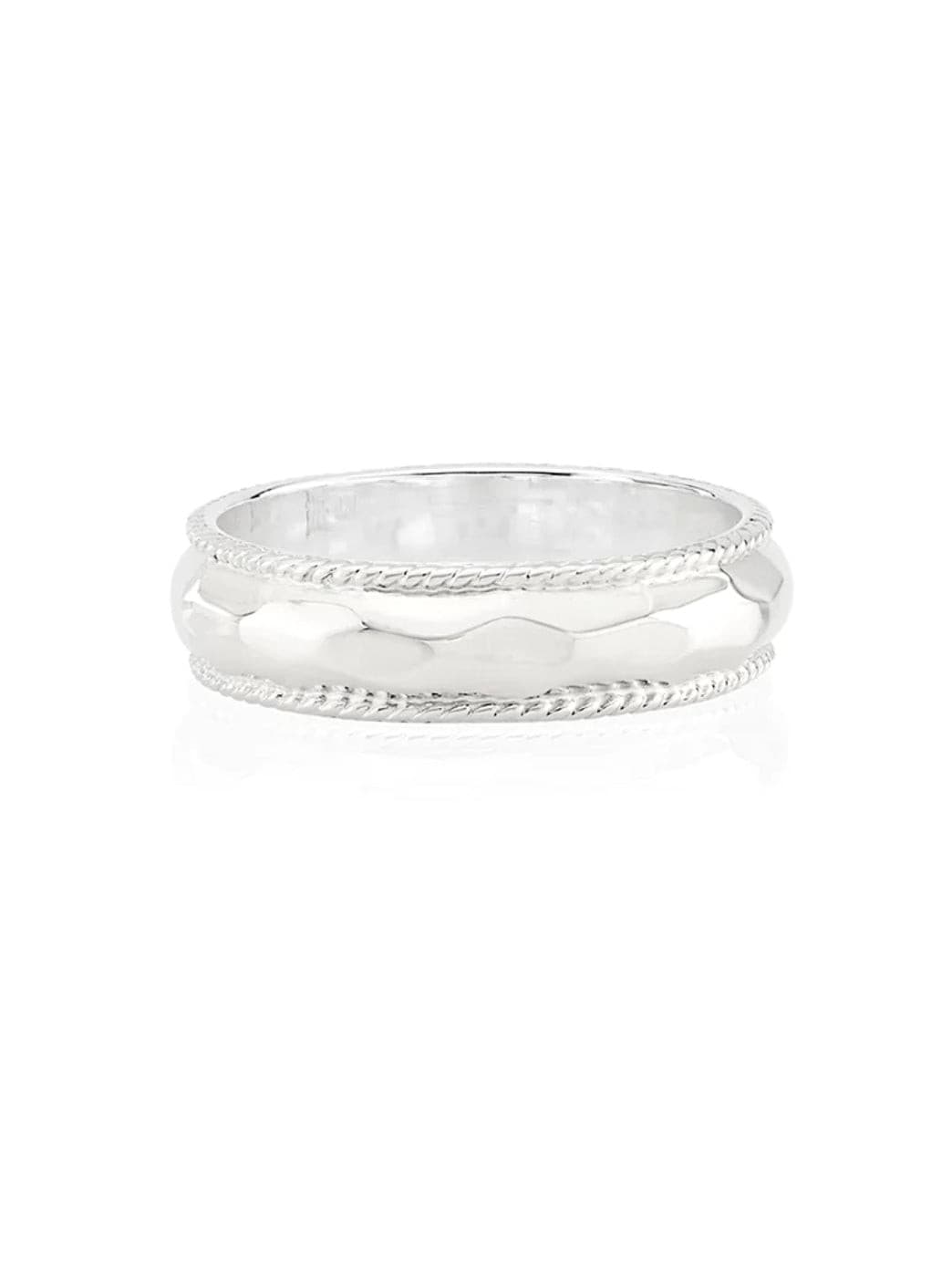 Hammered Stacking Rings - Box Turtle