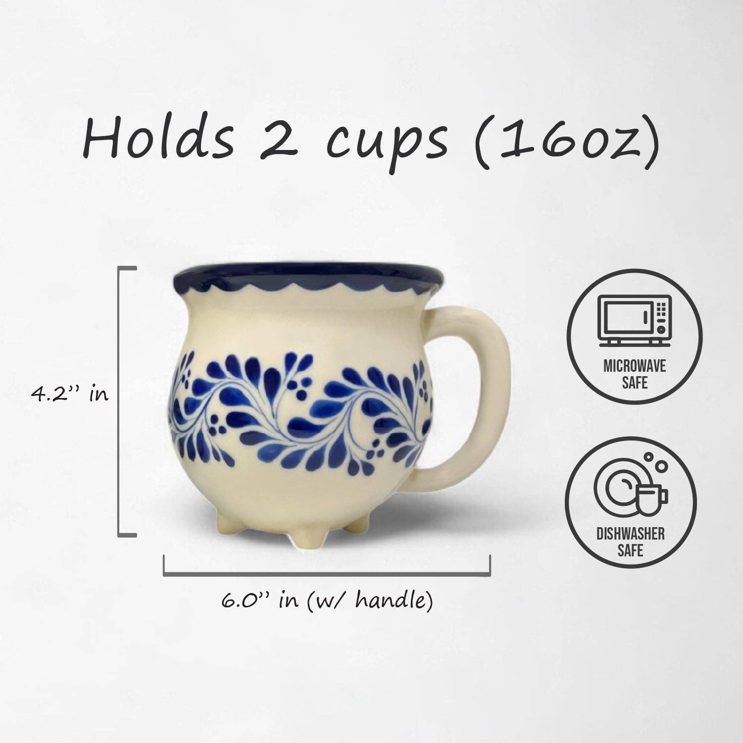 Hand Painted Ceramic Coffee Mug - Box Turtle