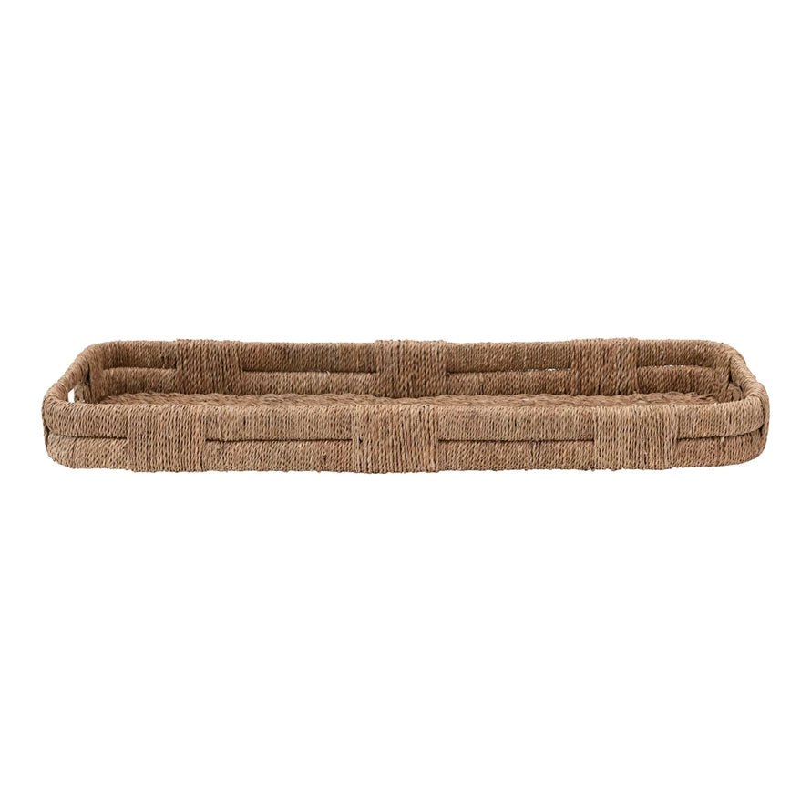 Hand - Woven Bankuan Tray - Box Turtle