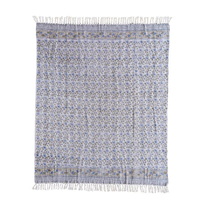 Handloom Cotton Throw - Box Turtle