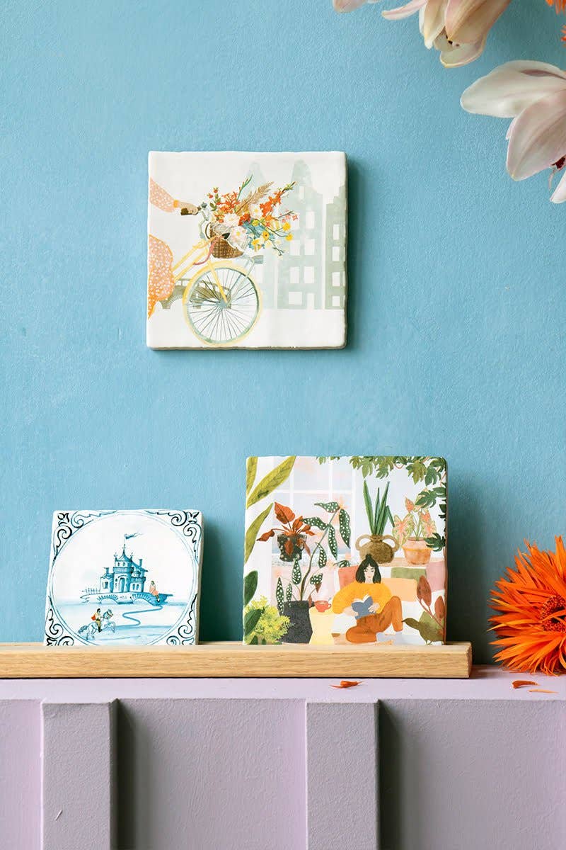 Happiness In A Basket StoryTile - Box Turtle