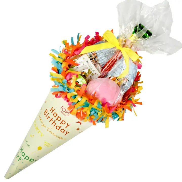 Happy Birthday Surprise Cornucopia - Box Turtle