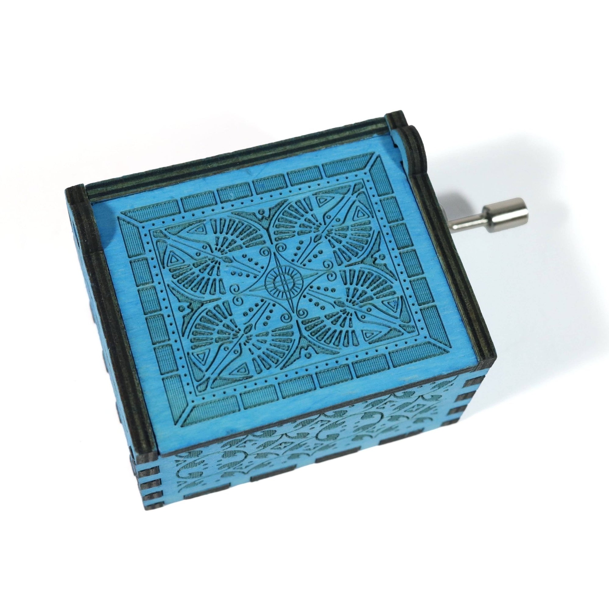 "Happy Birthday You Old Fuck" Hand - Crank Music Box - Box Turtle