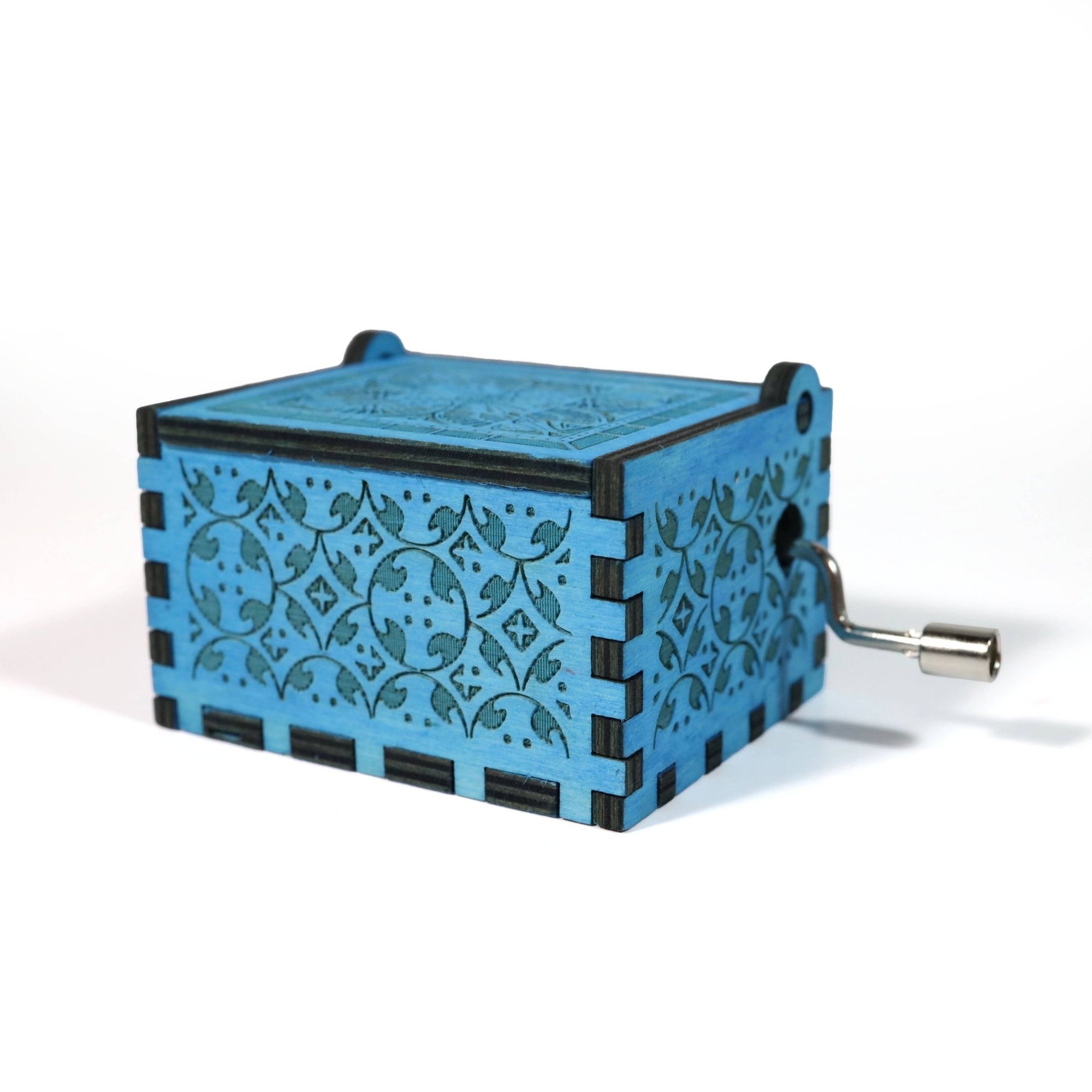 "Happy Birthday You Old Fuck" Hand - Crank Music Box - Box Turtle