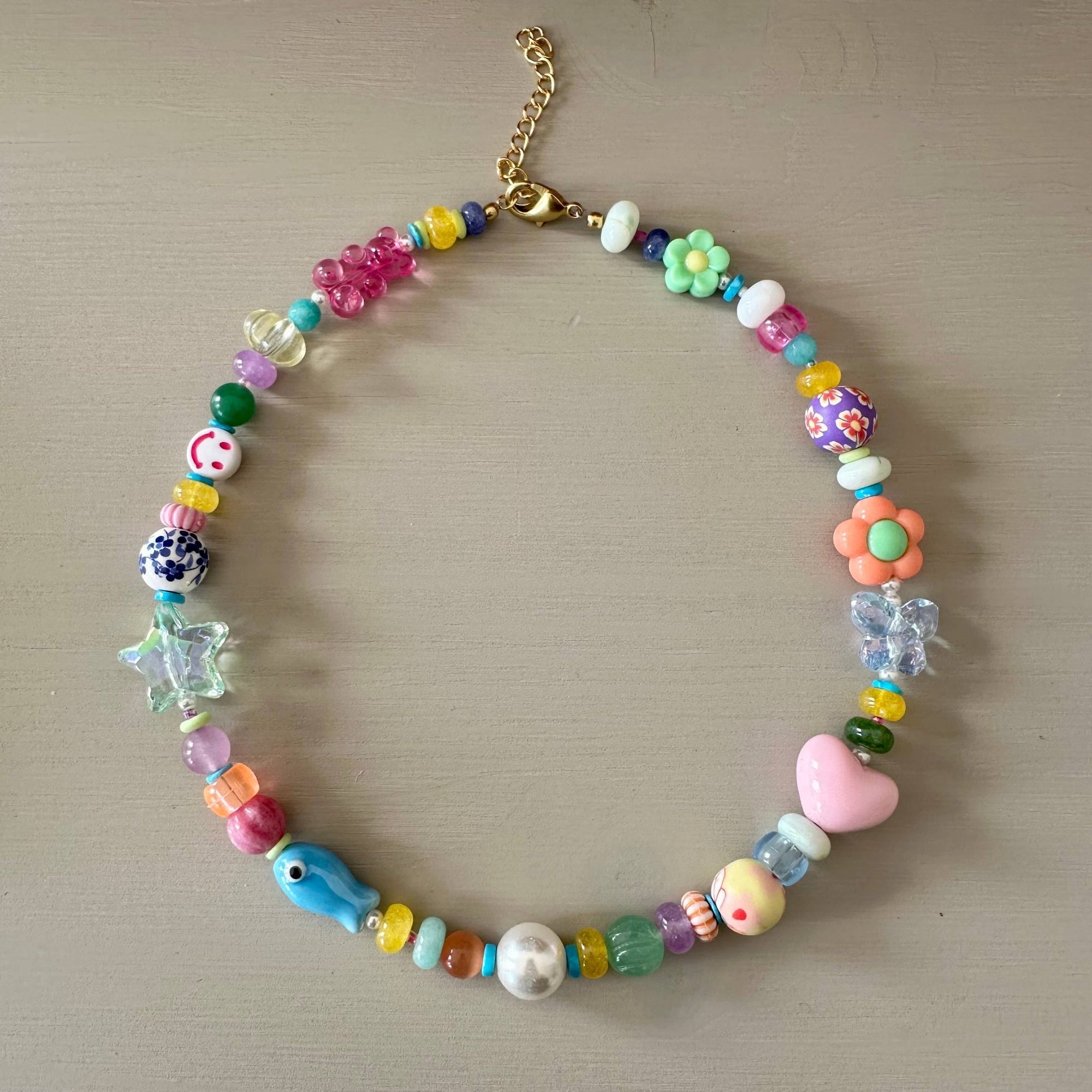 Happy Summer Necklace - Box Turtle