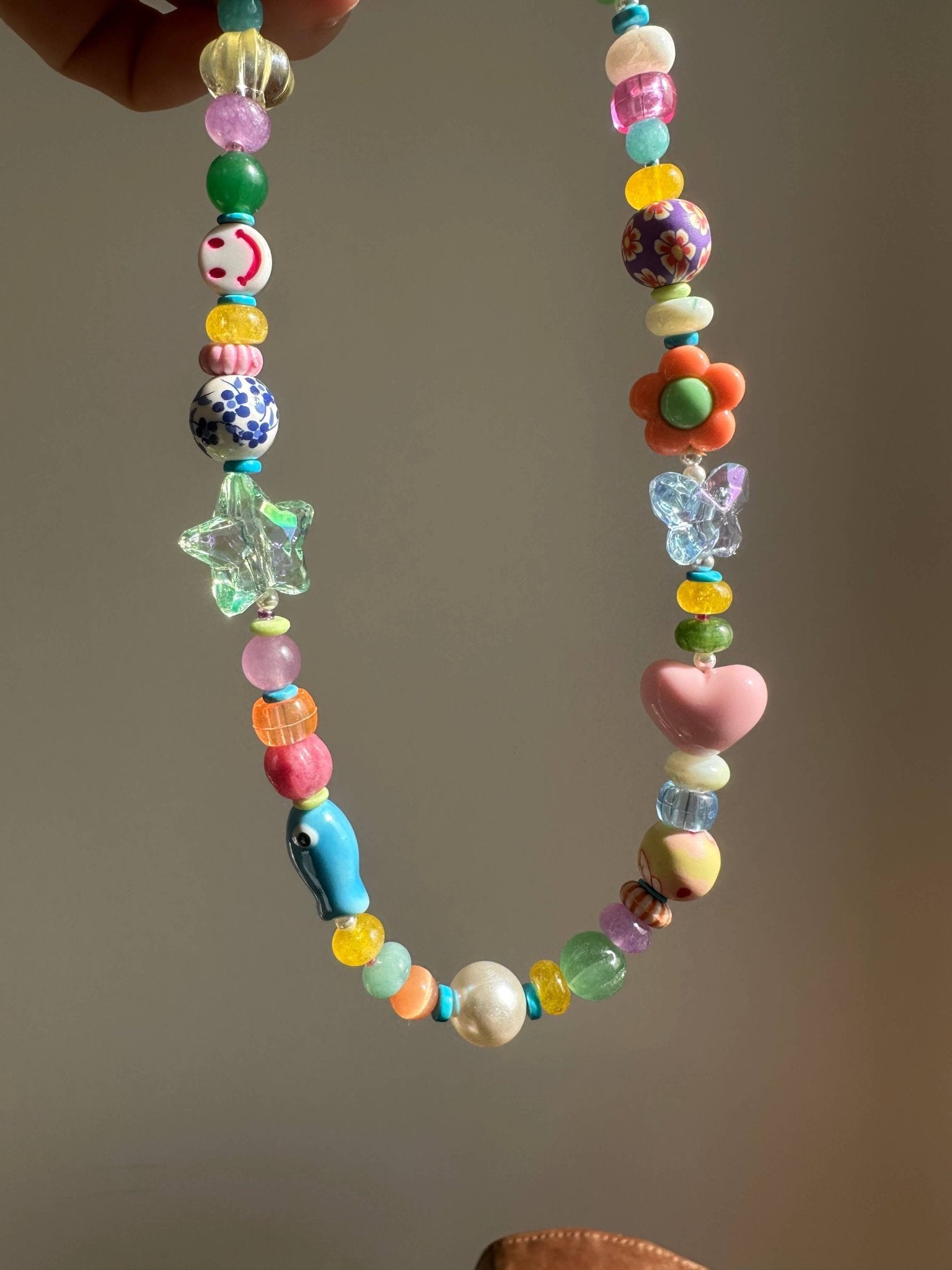 Happy Summer Necklace - Box Turtle