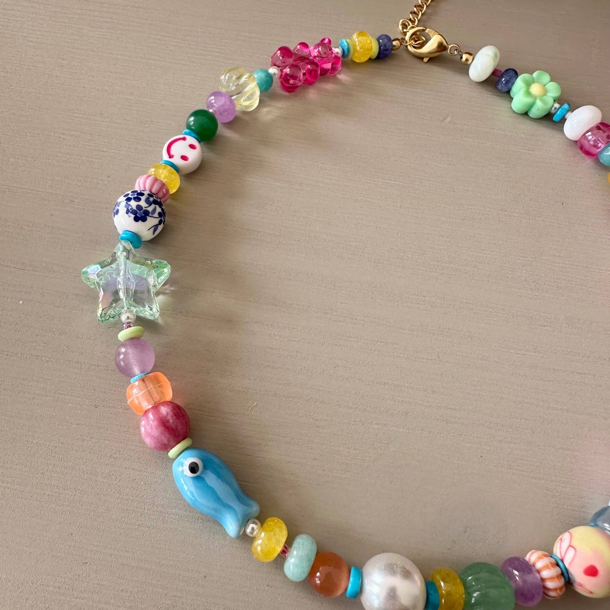Happy Summer Necklace - Box Turtle