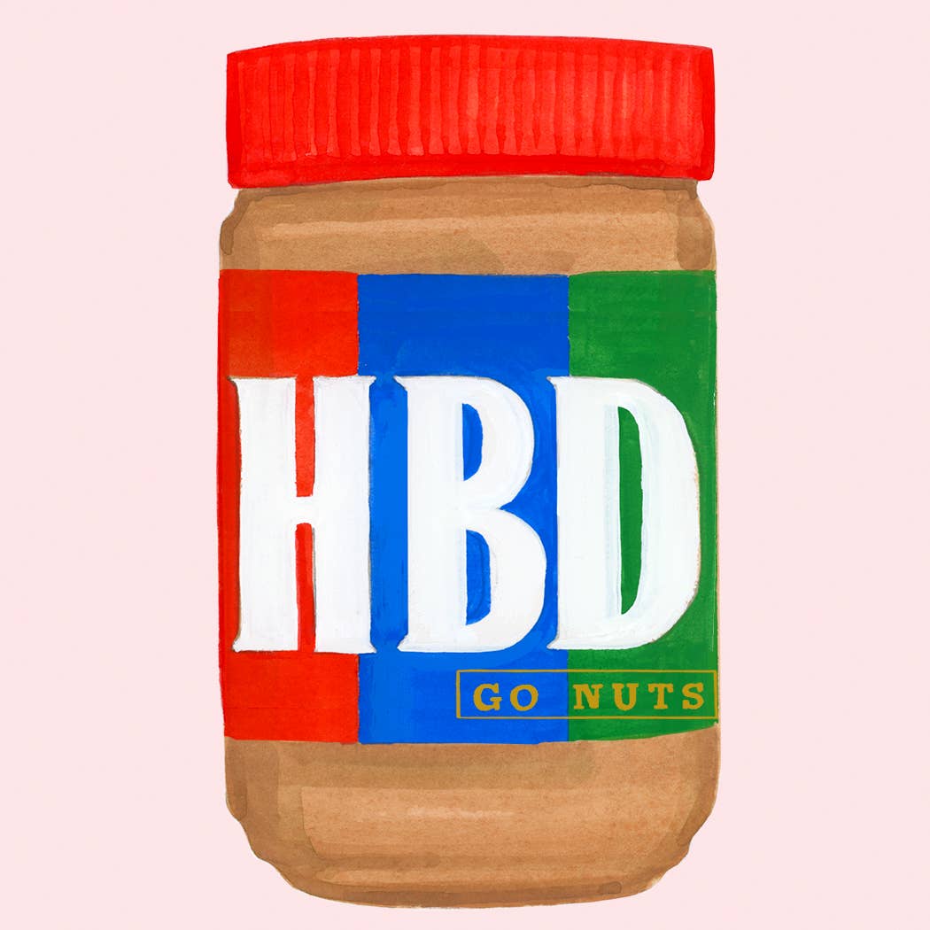 HBD Go Nuts Card - Box Turtle